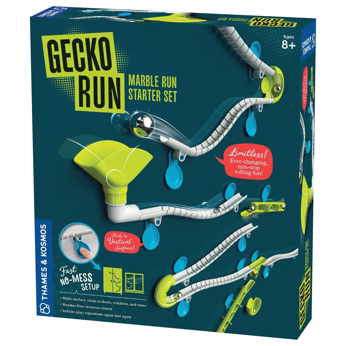 Thames & Kosmos Gecko Run Marble Run Starter Set product photograph