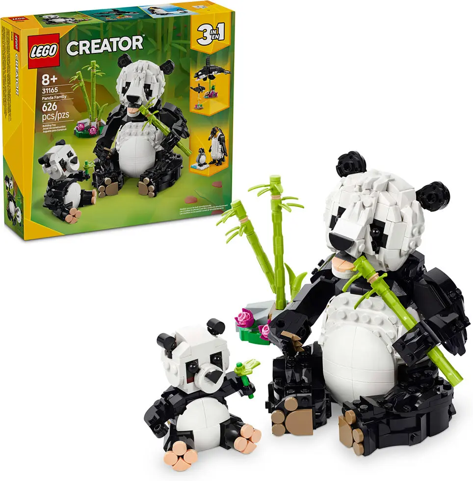 LEGO Creator 3-in-1 Wild Animals: Panda Family product photograph