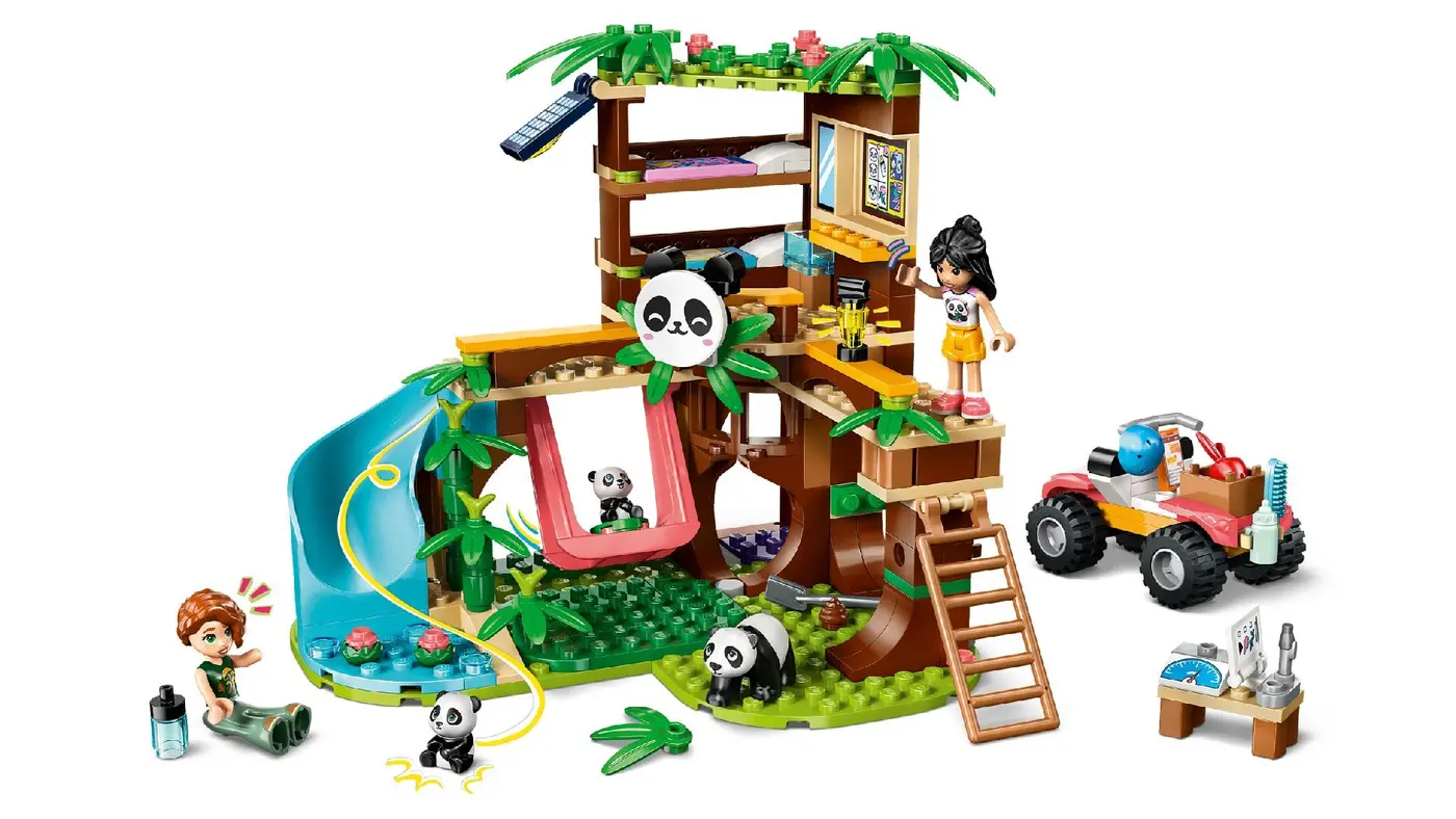 LEGO Friends Panda Sanctuary Animal Care product photograph