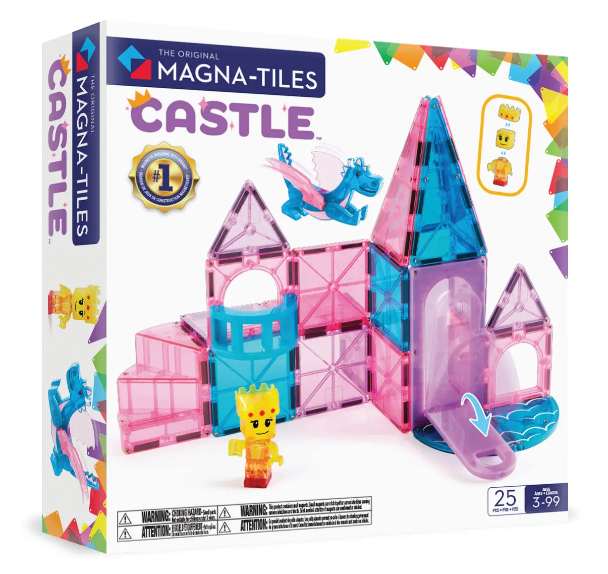 MAGNA-TILES Castle 25-Piece Set product photograph