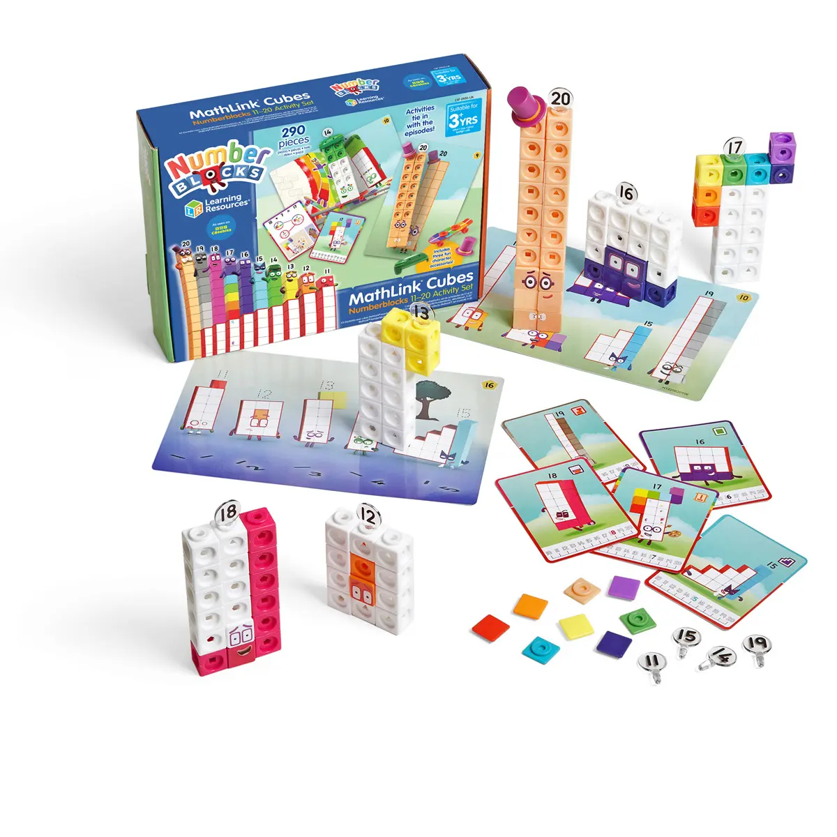 Numberblocks MathLink Cubes 11–20 Activity Set product photograph